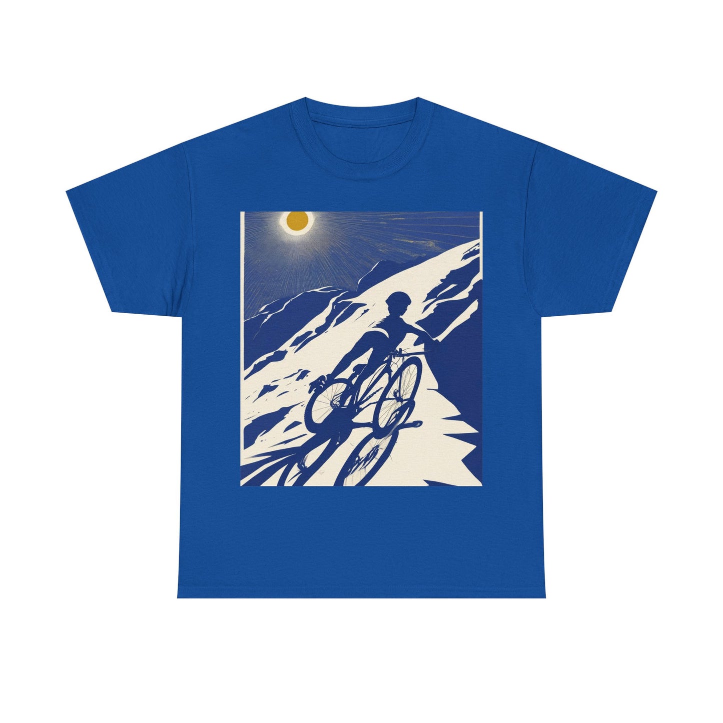 boostlete-am-crew-scene-cyclist-offset-bold-0008 — Unisex Heavy Cotton Tee (Gildan 5000)