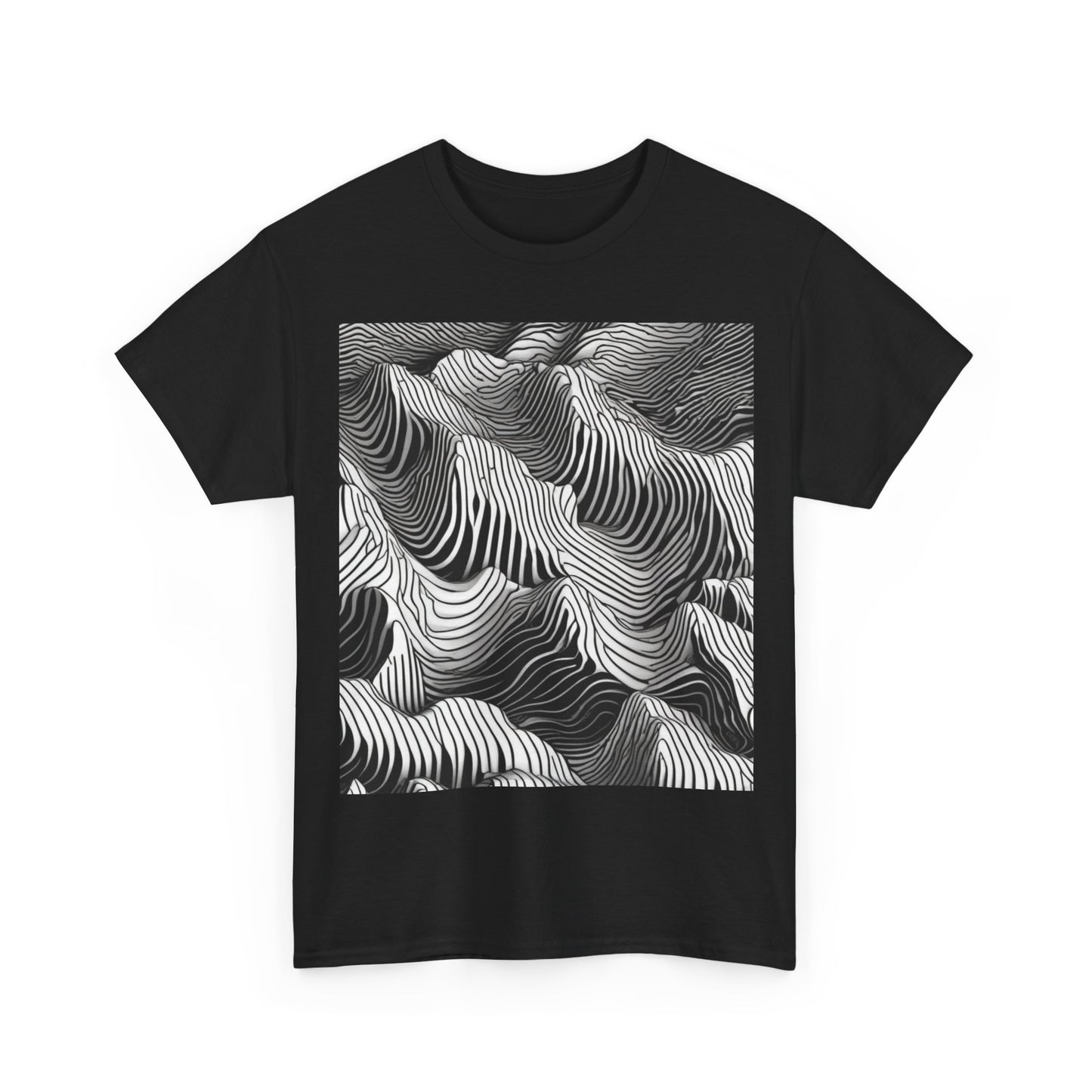 boostlete-field-day-pattern-topographic-isometric-0211 — Unisex Heavy Cotton Tee (Gildan 5000)