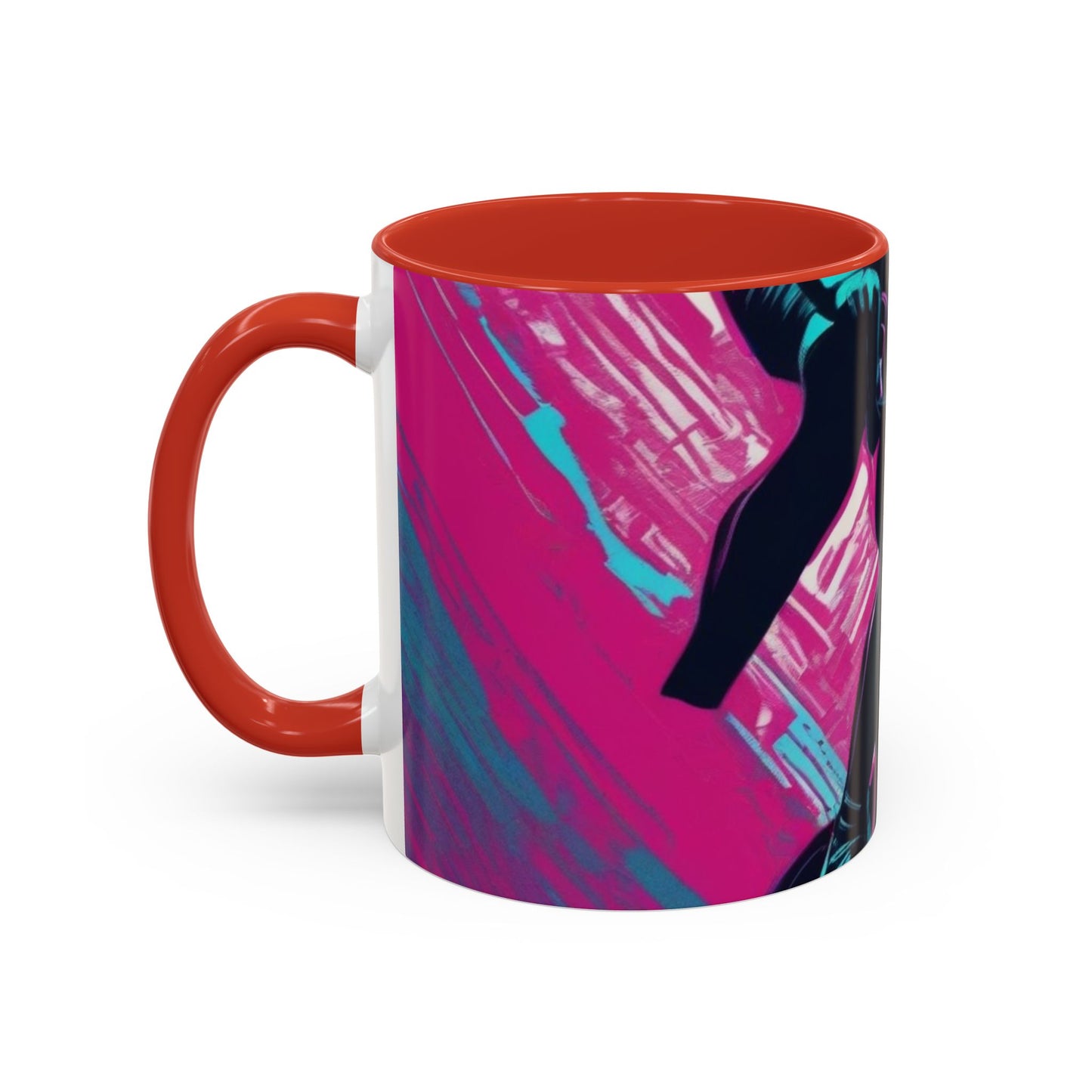 boostlete-field-day-scene-cyclist-glitch-engraved-0256 — Accent Mug 11oz/15oz
