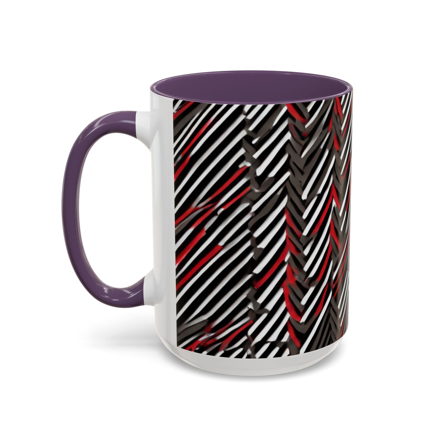 boostlete-field-day-pattern-diagonal-paper-0287 — Accent Mug 11oz/15oz