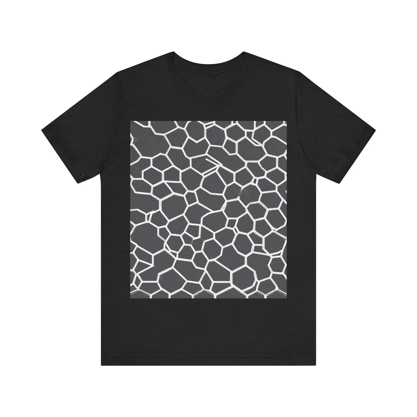 boostlete-iron-intent-pattern-hex-blueprint-0063 — Unisex Jersey Short Sleeve (B+C 3001)