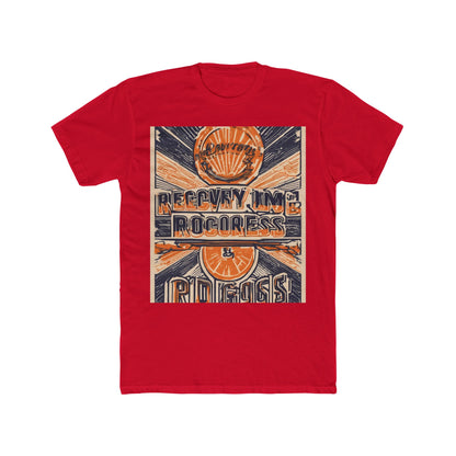 boostlete-boost-mode-type-recovery-progress-outline-over-solid-badge-0161 — Unisex Cotton Crew Tee (NL 3600)