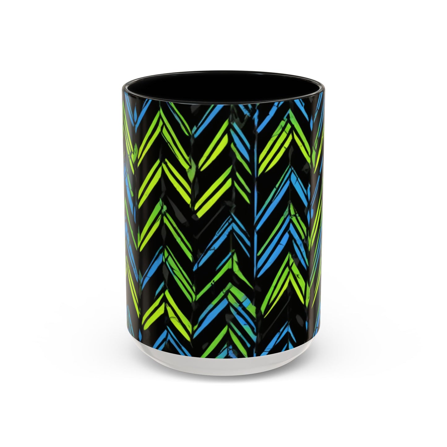boostlete-mile-by-mile-pattern-chevron-monoline-0051 — Accent Mug 11oz/15oz