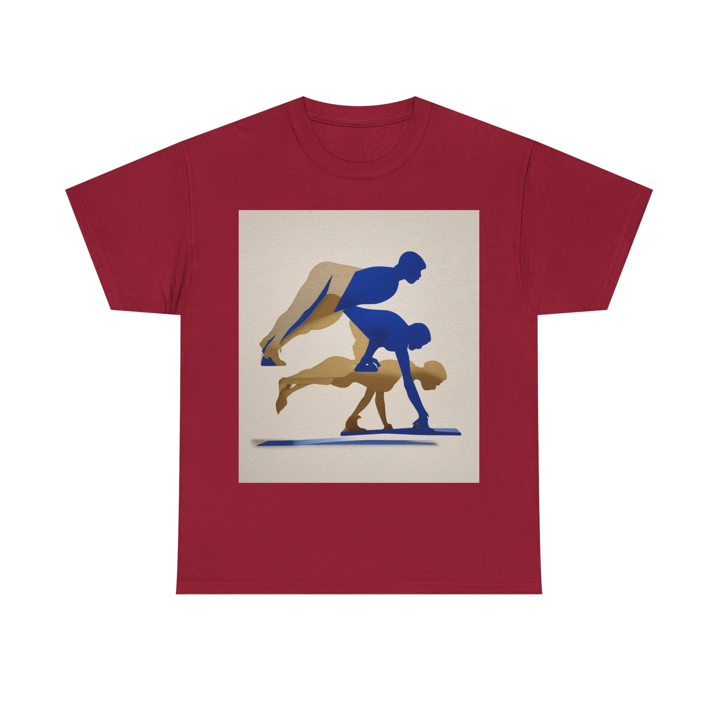 boostlete-mile-by-mile-scene-push-up-duotone-paper-0040 — Unisex Heavy Cotton Tee (Gildan 5000)