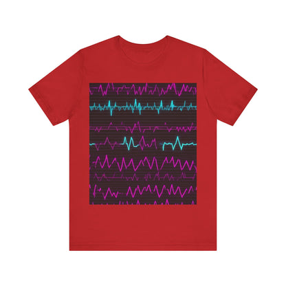 boostlete-boost-mode-pattern-ekg-modern-0111 — Unisex Jersey Short Sleeve (B+C 3001)