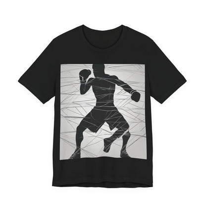 boostlete-mile-by-mile-scene-boxer-motion-geometric-0028 — Unisex Jersey Short Sleeve (B+C 3001)