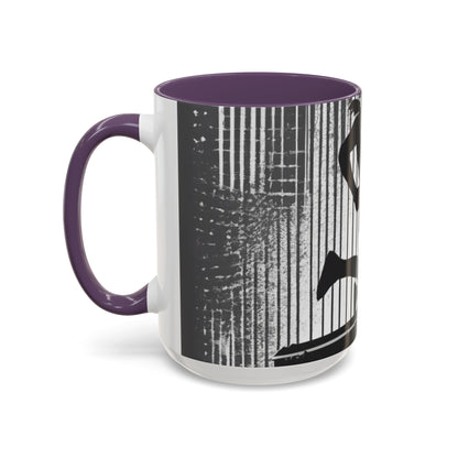boostlete-am-crew-scene-hurdler-halftone-badge-0956 — Accent Mug 11/15oz