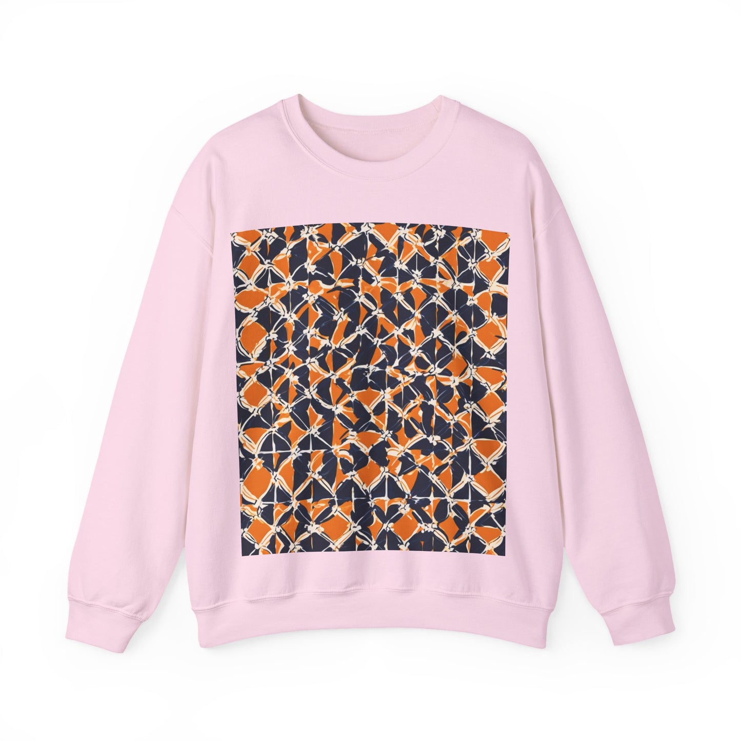 boostlete-headspace-pattern-plate-number-badge-0387 — Unisex Heavy Blend Crewneck (G18000)