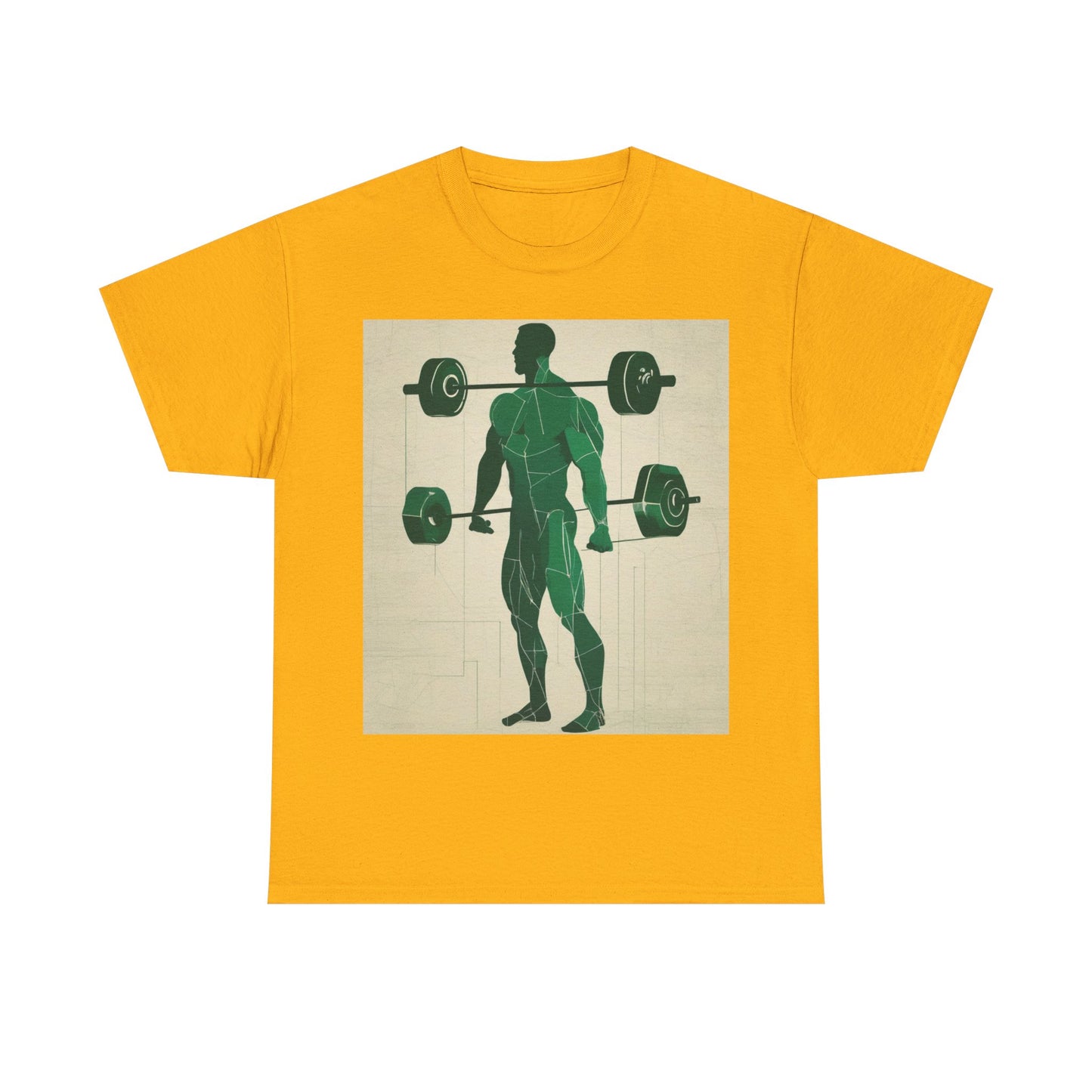 boostlete-boost-mode-scene-deadlift-glitch-blueprint-0044 — Unisex Heavy Cotton Tee (Gildan 5000)