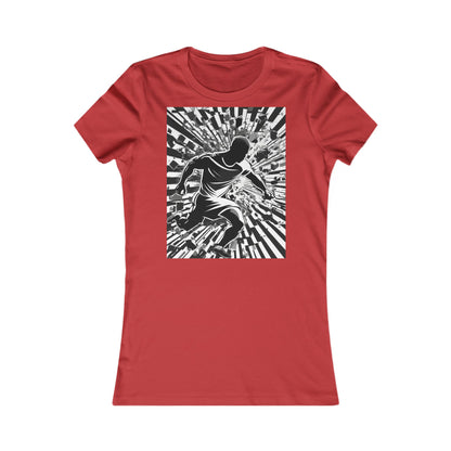 boostlete-field-day-scene-sprinter-halftone-athletic-0248 — Women's Favorite Tee (B+C 6004)