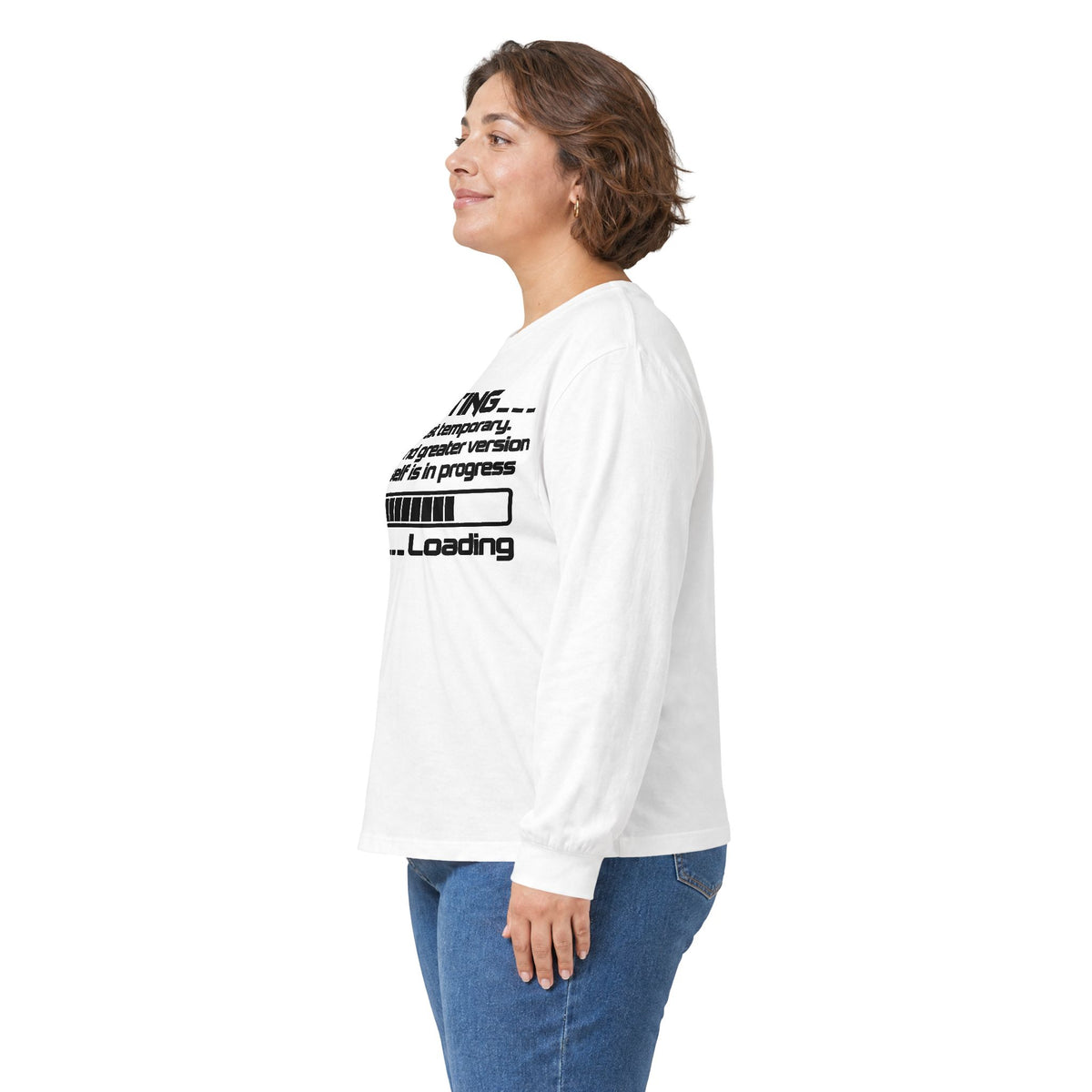 Rebooting This Is Just Temporary Long Sleeve Tee