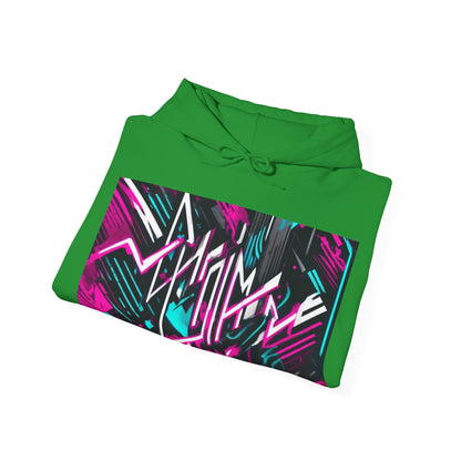 boostlete-recovery-progress-type-momentum-over-mood-diagonal-vector-0213 — Unisex Heavy Blend Hooded Sweatshirt (Gildan)