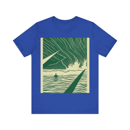 boostlete-mile-by-mile-icon-swimmer-motion-isometric-0078 — Unisex Jersey Short Sleeve (B+C 3001)