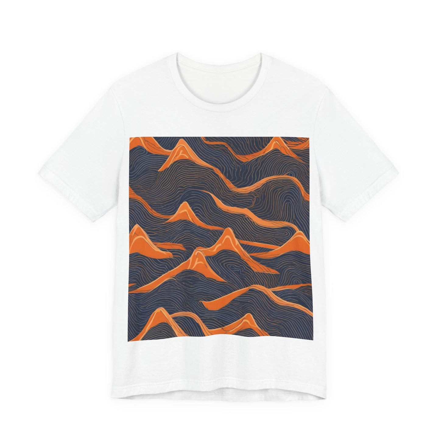 boostlete-boost-mode-pattern-topographic-engraved-0035 — Unisex Jersey Short Sleeve (B+C 3001)