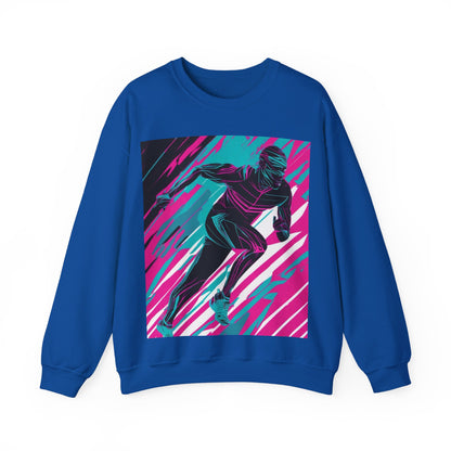 boostlete-mile-by-mile-scene-sprinter-motion-modern-0828 — Unisex Heavy Blend Crewneck (G18000)