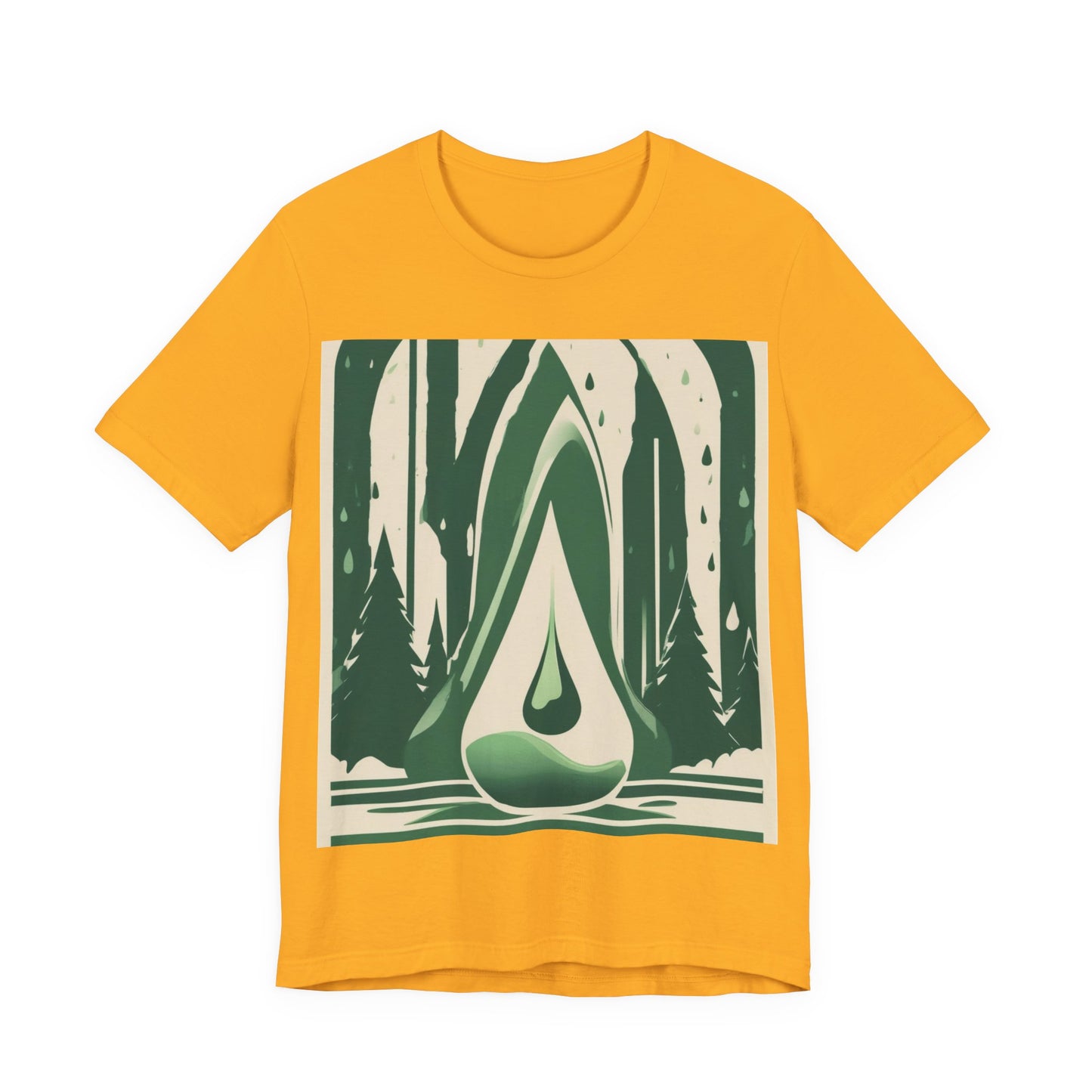 boostlete-quiet-power-icon-water-glitch-retro-0186 — Unisex Jersey Short Sleeve (B+C 3001)