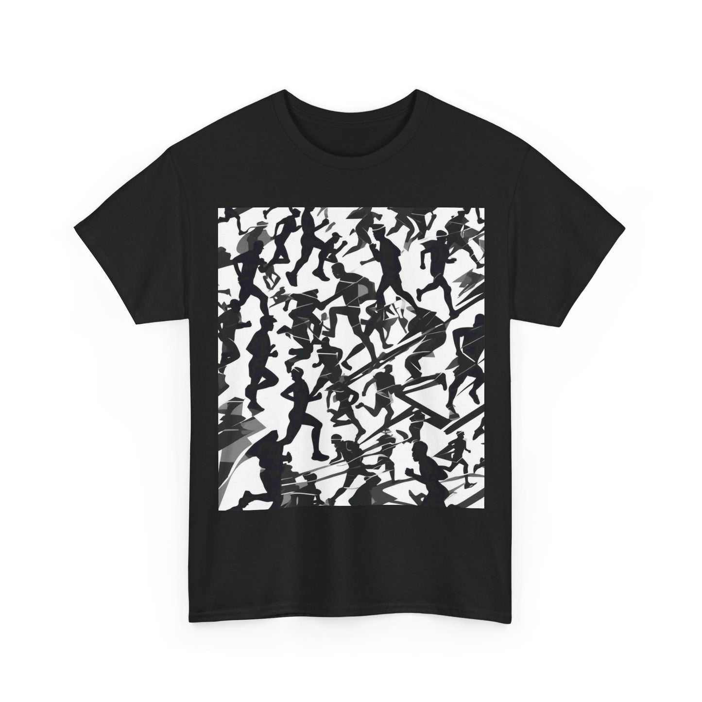boostlete-field-day-scene-marathoner-motion-paper-0156 — Unisex Heavy Cotton Tee (Gildan 5000)