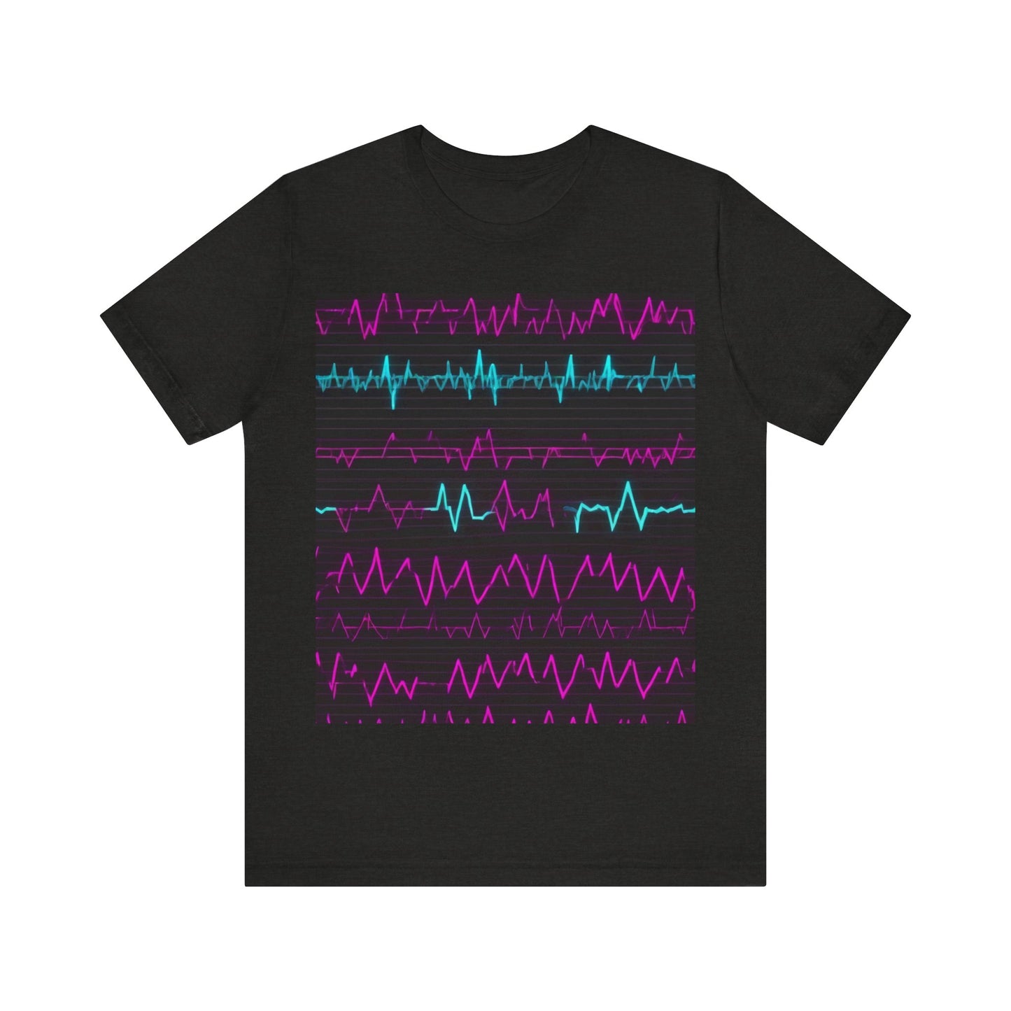 boostlete-boost-mode-pattern-ekg-modern-0111 — Unisex Jersey Short Sleeve (B+C 3001)