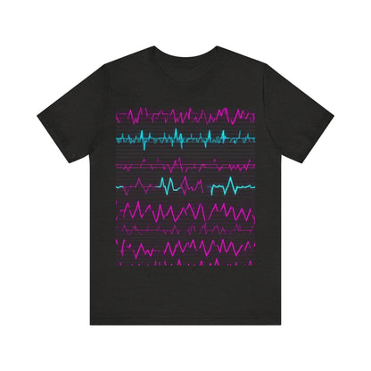 boostlete-boost-mode-pattern-ekg-modern-0111 — Unisex Jersey Short Sleeve (B+C 3001)