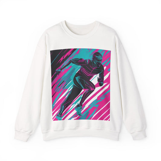 boostlete-mile-by-mile-scene-sprinter-motion-modern-0828 — Unisex Heavy Blend Crewneck (G18000)
