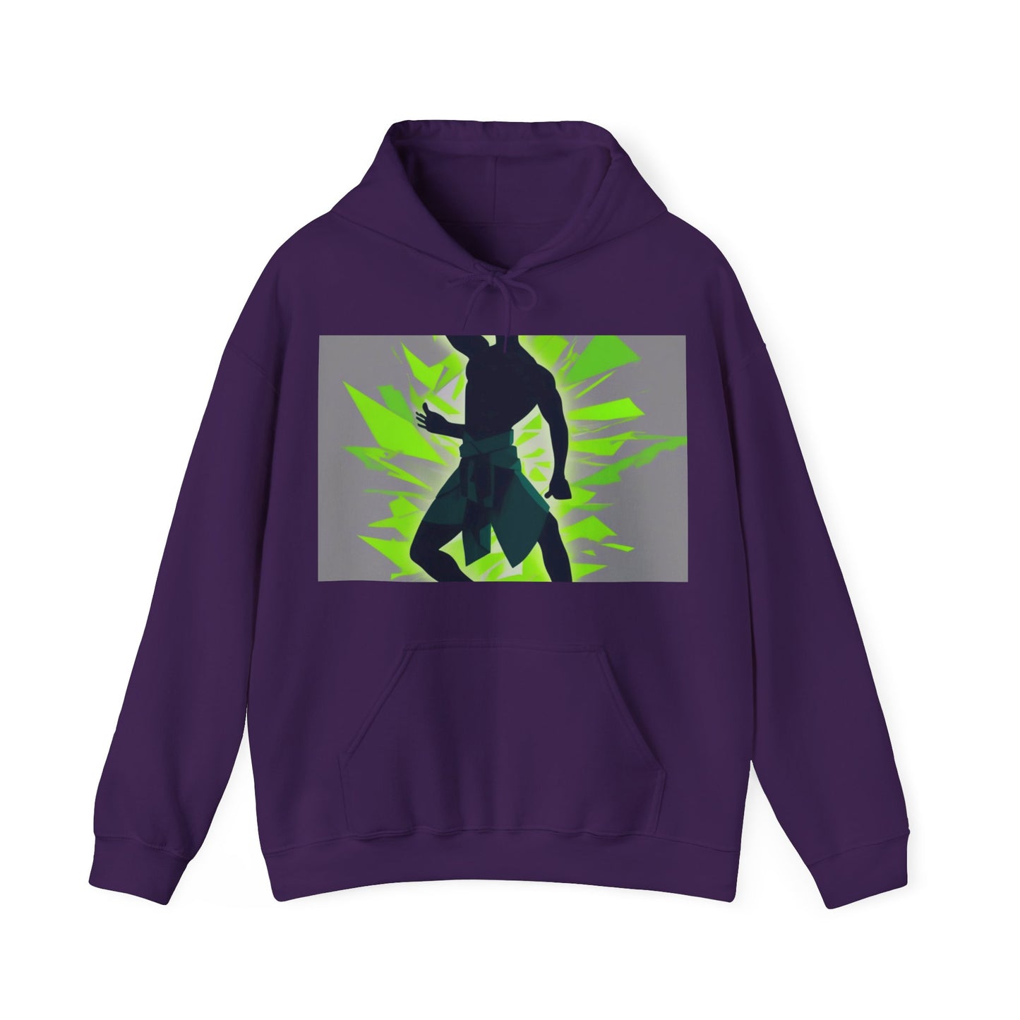 boostlete-mile-by-mile-scene-yogi-offset-isometric-0972 — Unisex Heavy Blend Hoodie (G18500)