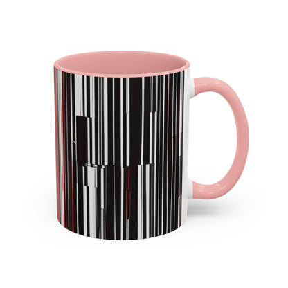 boostlete-am-crew-pattern-barcode-athletic-0911 — Accent Mug 11/15oz