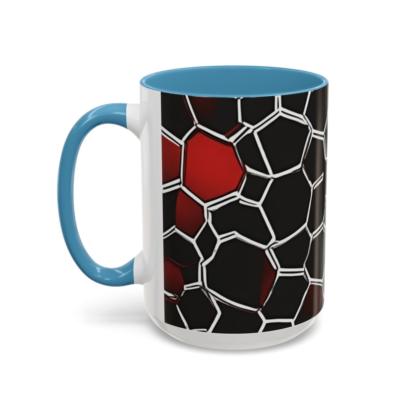 boostlete-quiet-power-pattern-hex-vector-0039 — Accent Mug 11/15oz