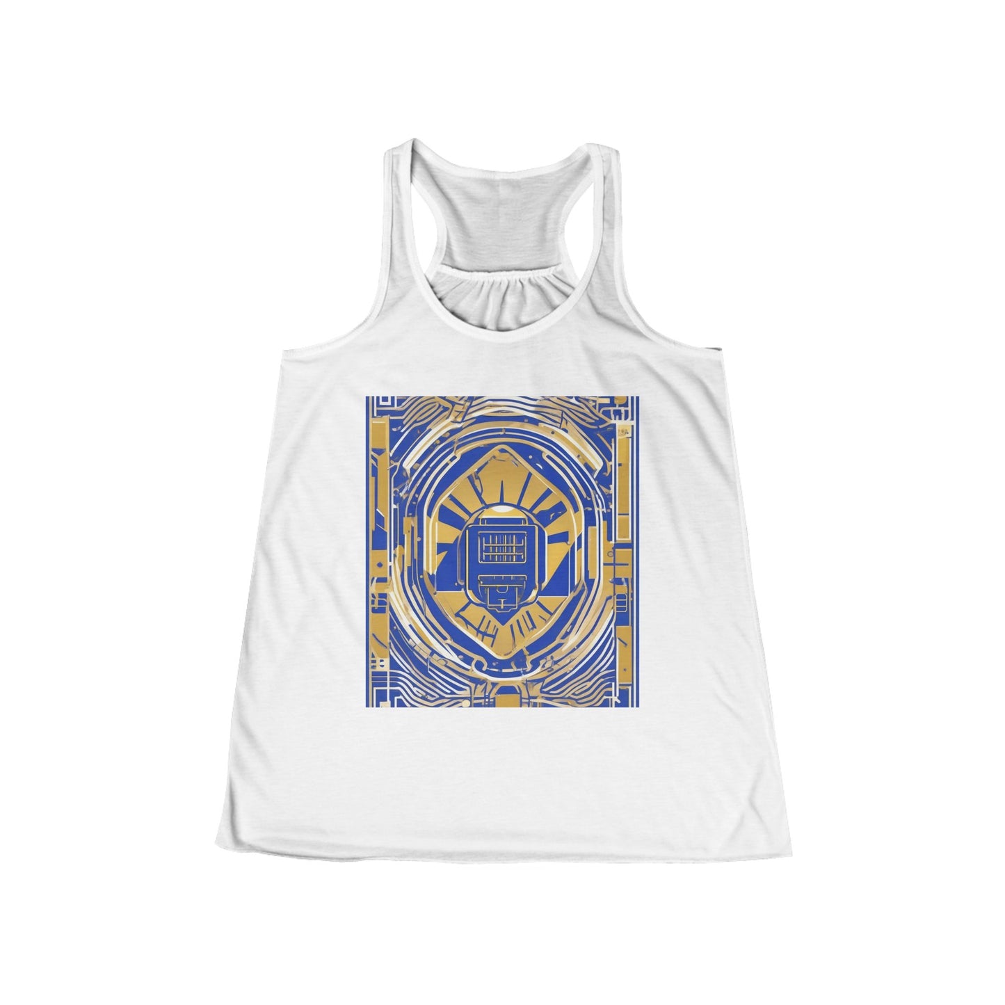 boostlete-mile-by-mile-icon-battery-motion-monoline-0002 — Women's Flowy Racerback Tank (B+C 8800)