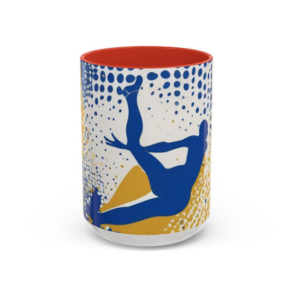 boostlete-field-day-icon-swimmer-halftone-paper-0246 — Accent Mug 11oz/15oz