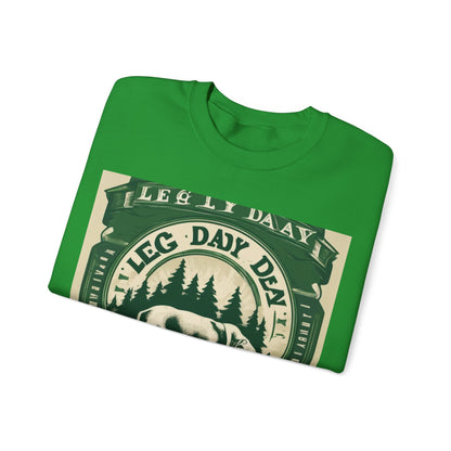 boostlete-quiet-power-type-leg-day-loyal-micro-badge-0357 — Unisex Heavy Blend Crewneck (G18000)