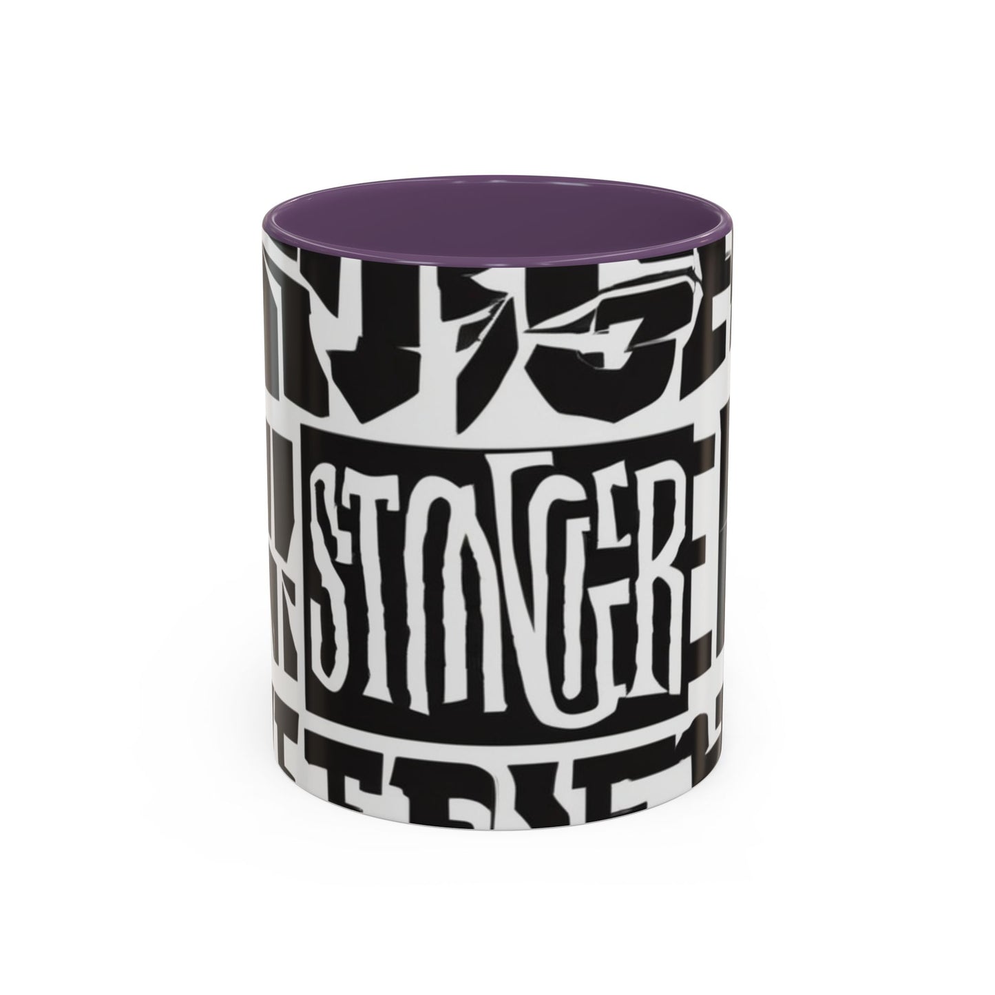boostlete-recovery-progress-type-stronger-every-rep-banner-bold-0061 — Accent Mug 11oz/15oz