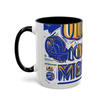 boostlete-am-crew-type-own-the-morning-outline-over-solid-vector-0429 — Accent Mug 11/15oz