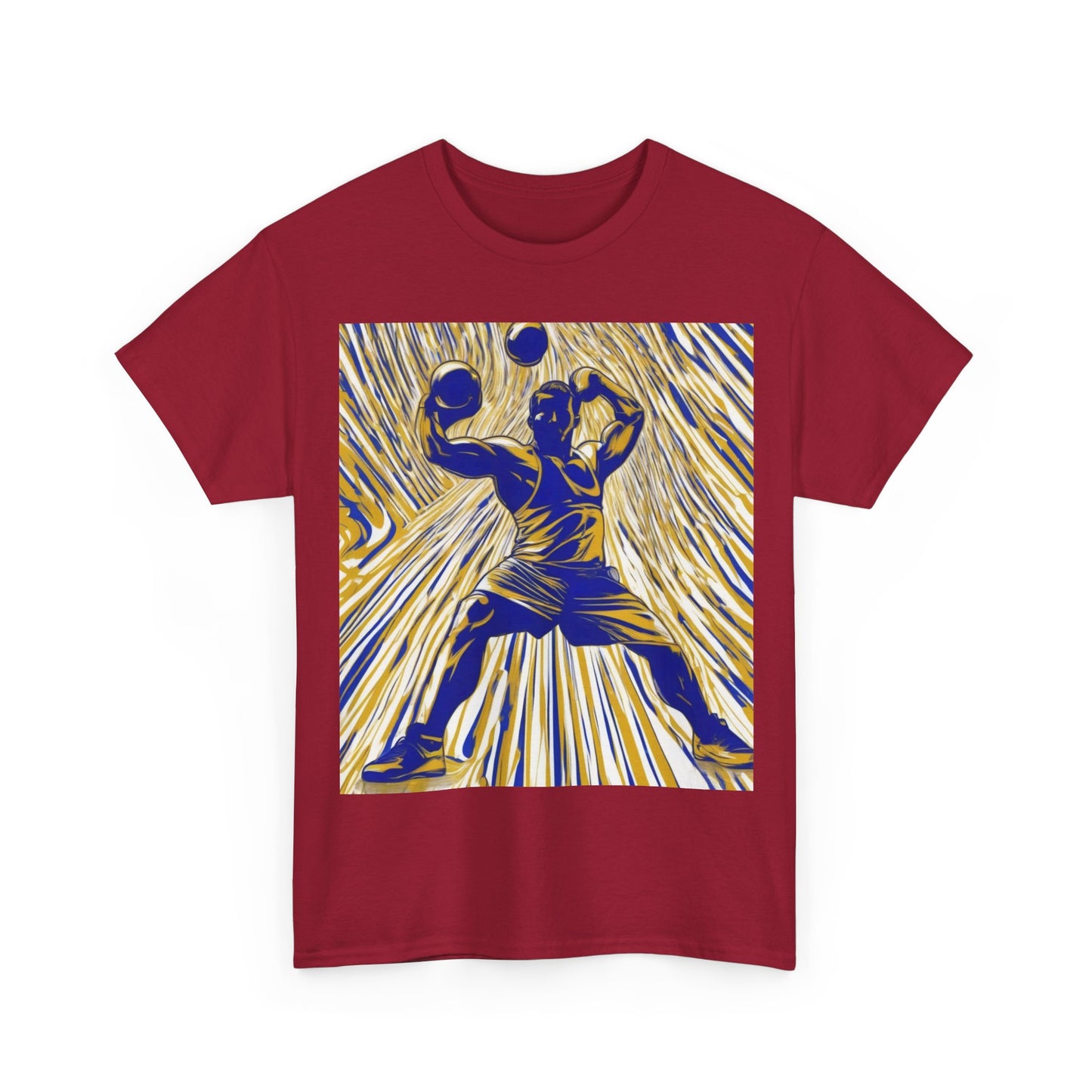 boostlete-rise-grind-scene-kettlebell-speed-engraved-0180 — Unisex Heavy Cotton Tee (Gildan 5000)