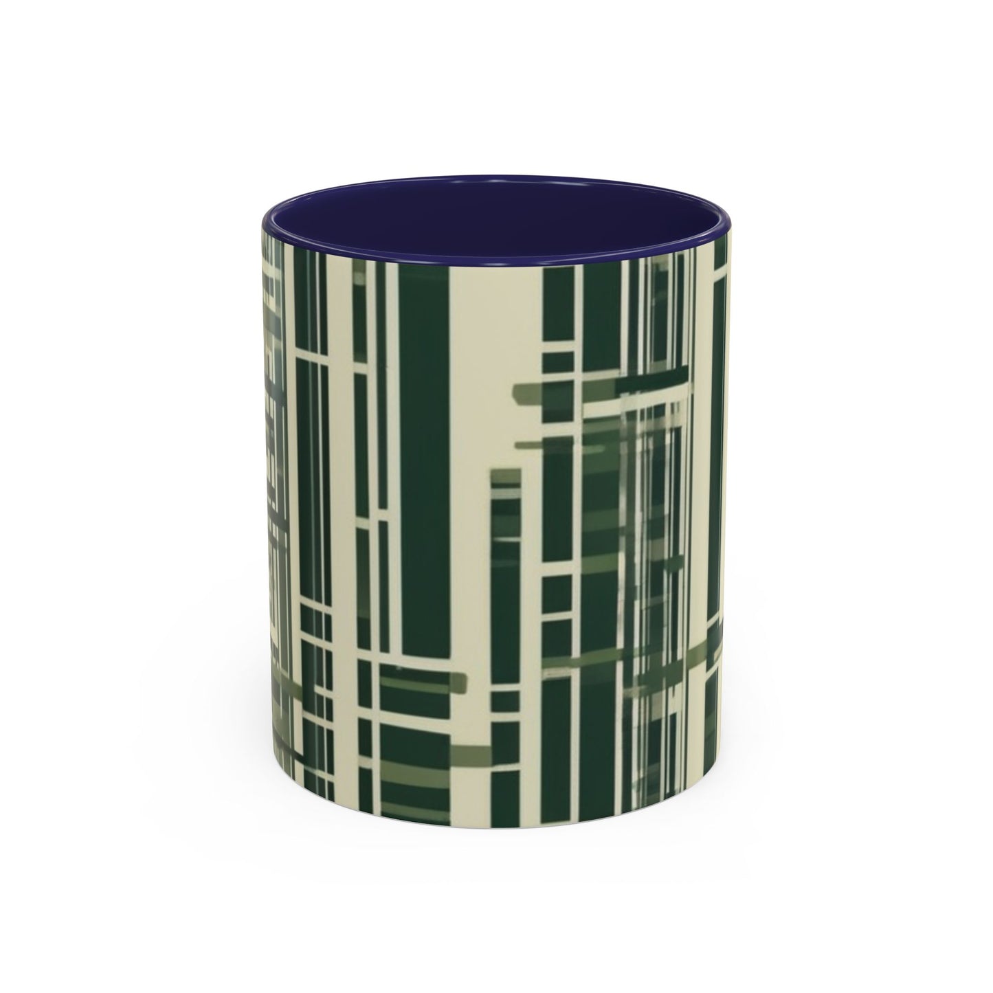 boostlete-quiet-power-pattern-barcode-blueprint-0167 — Accent Mug 11/15oz