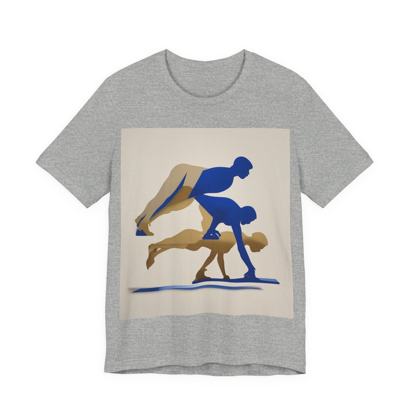 boostlete-mile-by-mile-scene-push-up-duotone-paper-0040 — Unisex Jersey Short Sleeve (B+C 3001)