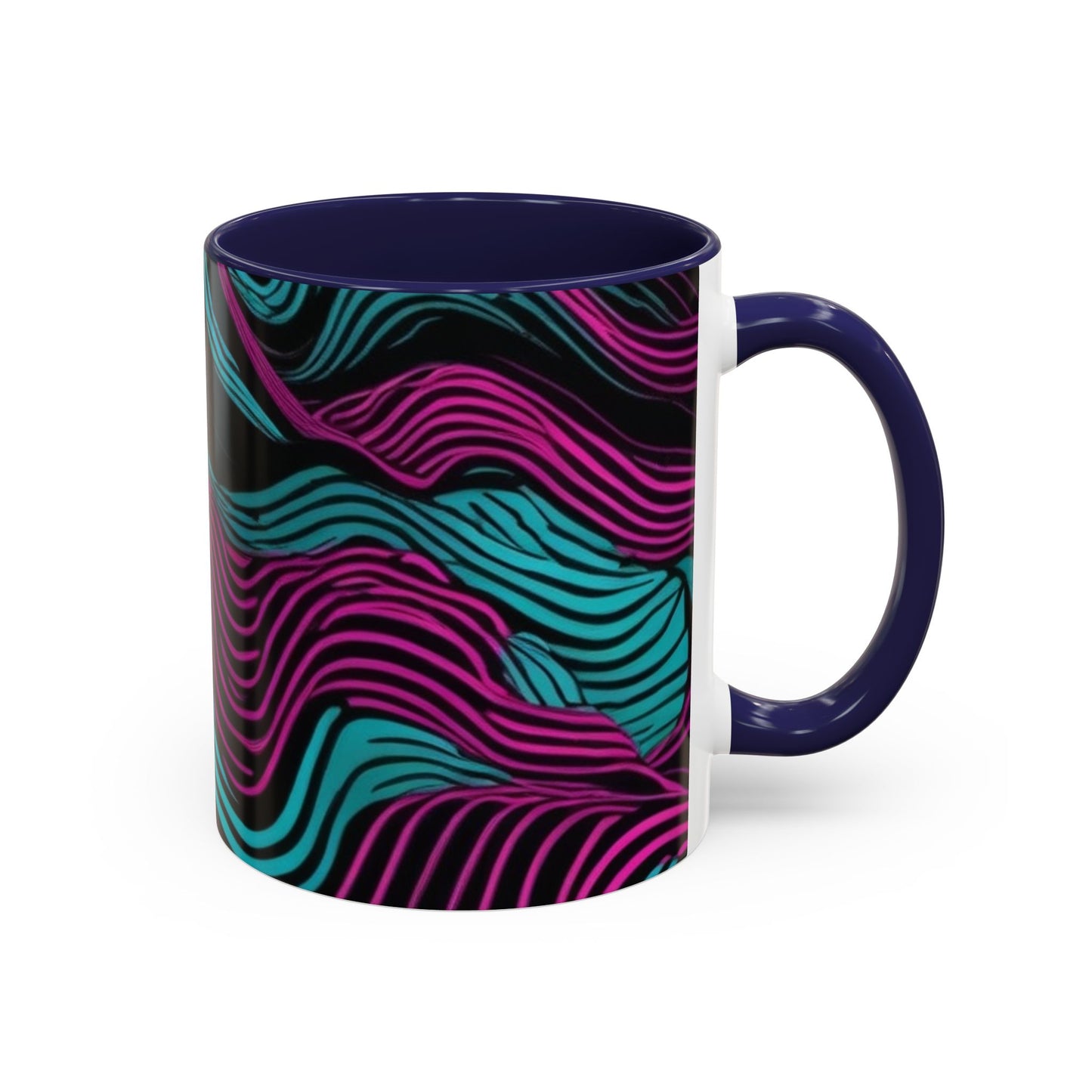 boostlete-recovery-progress-pattern-topographic-engraved-0119 — Accent Mug 11oz/15oz