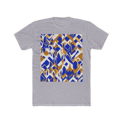 boostlete-field-day-icon-flame-glitch-geometric-0090 — Unisex Cotton Crew Tee (NL 3600)