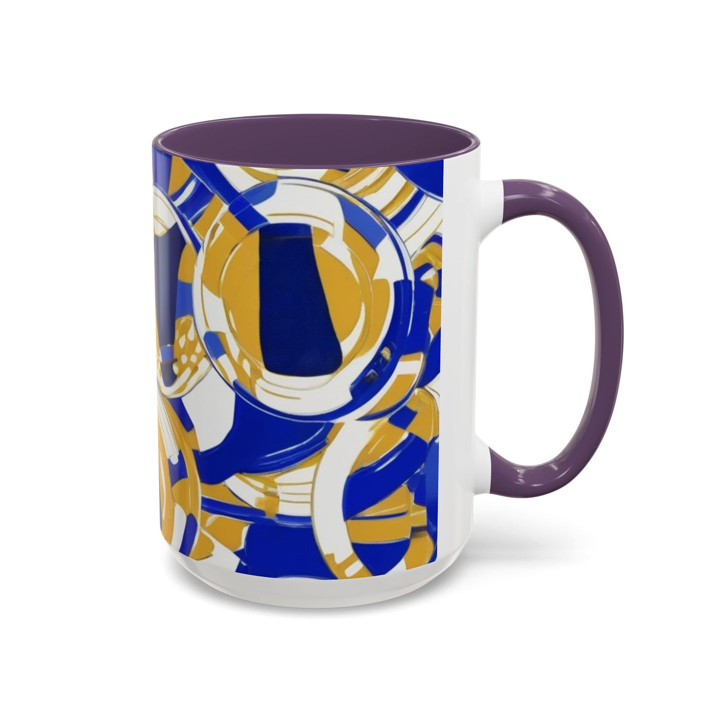 boostlete-field-day-icon-barbell-grainy-line-art-0906 — Accent Mug 11/15oz
