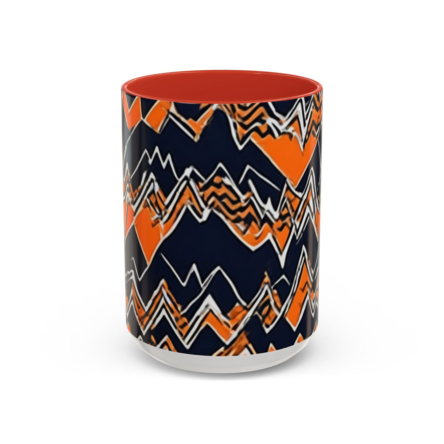 boostlete-headspace-pattern-ekg-industrial-0559 — Accent Mug 11/15oz