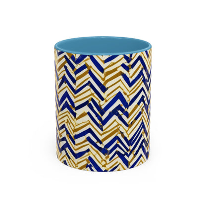 boostlete-boost-mode-pattern-ekg-line-art-0091 — Accent Mug 11oz/15oz