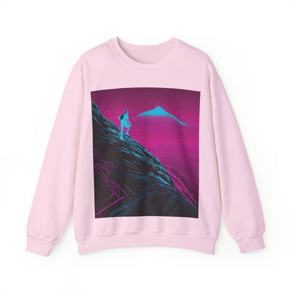 boostlete-boost-mode-scene-trail-neon-blueprint-0832 — Unisex Heavy Blend Crewneck (G18000)