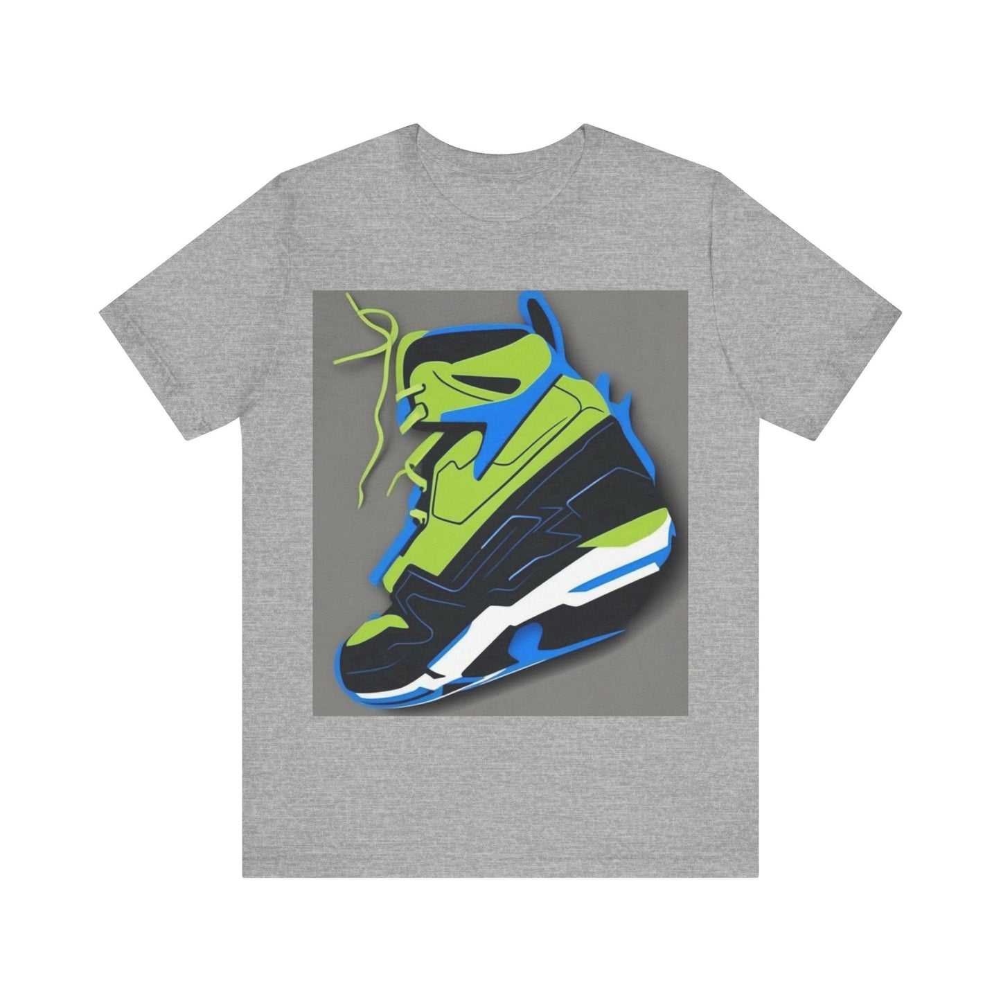 boostlete-quiet-power-icon-sneaker-duotone-paper-0066 — Unisex Jersey Short Sleeve (B+C 3001)