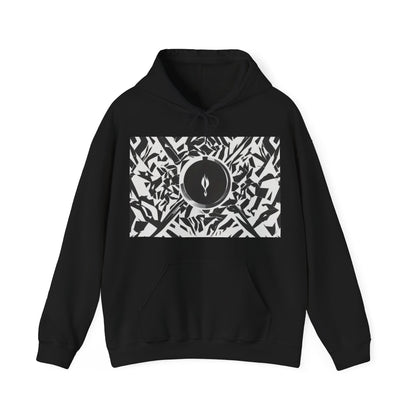 boostlete-am-crew-icon-flame-matte-geometric-0286 — Unisex Heavy Blend Hooded Sweatshirt (Gildan)