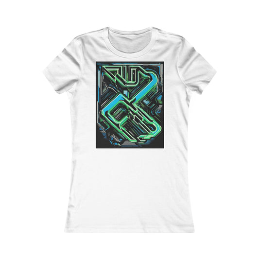 boostlete-boost-mode-type-constancia-gana-diagonal-badge-0185 — Women's Favorite Tee (B+C 6004)