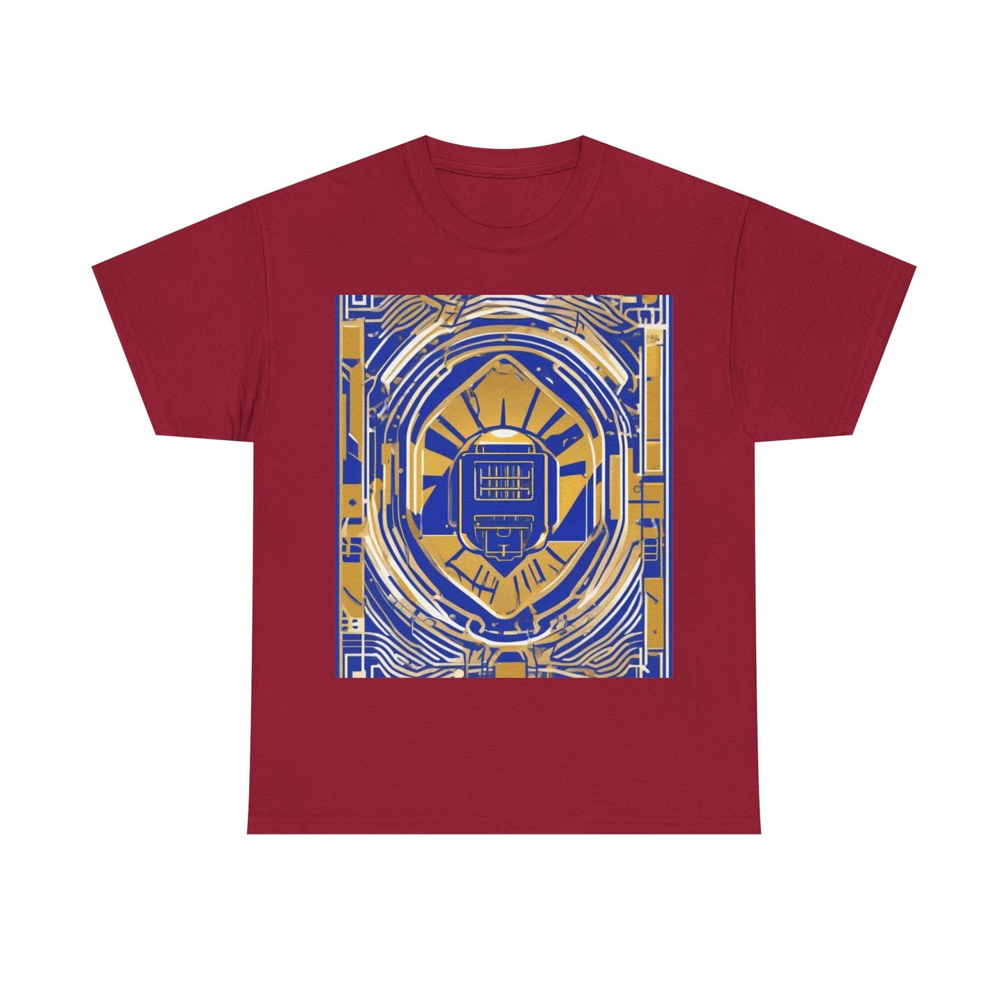 boostlete-mile-by-mile-icon-battery-motion-monoline-0002 — Unisex Heavy Cotton Tee (Gildan 5000)