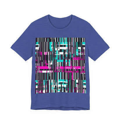 boostlete-am-crew-pattern-barcode-bold-0023 — Unisex Jersey Short Sleeve (B+C 3001)