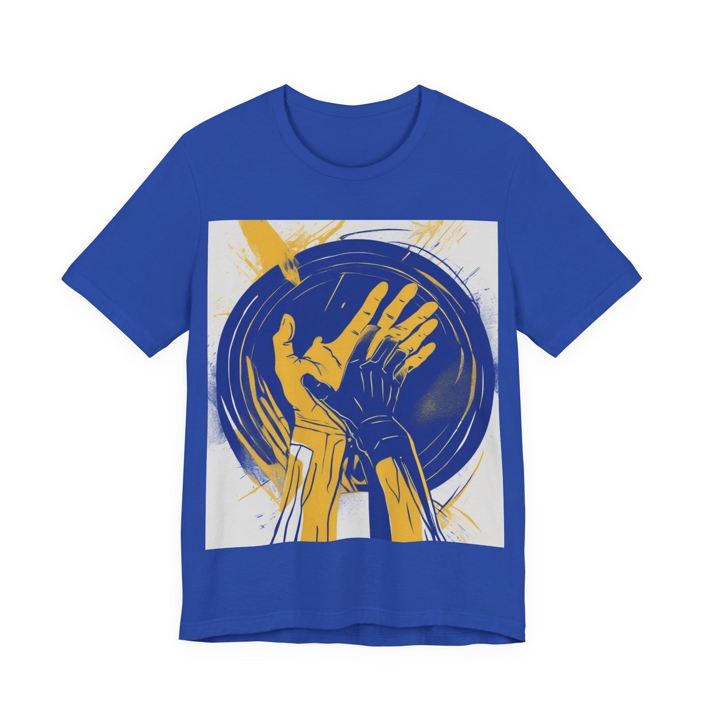 boostlete-am-crew-scene-athlete-neon-vector-0304 — Unisex Jersey Short Sleeve (B+C 3001)