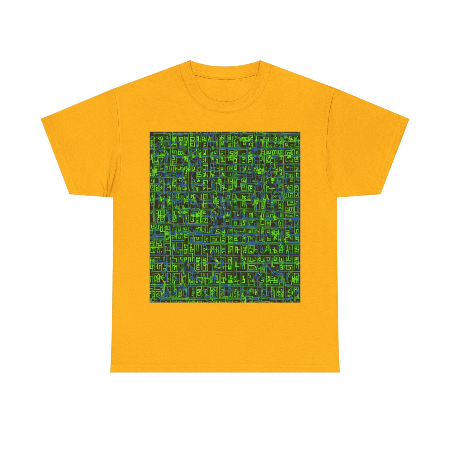 boostlete-mile-by-mile-pattern-plate-number-blueprint-0147 — Unisex Heavy Cotton Tee (Gildan 5000)