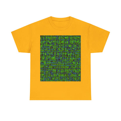 boostlete-mile-by-mile-pattern-plate-number-blueprint-0147 — Unisex Heavy Cotton Tee (Gildan 5000)