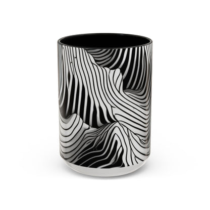 boostlete-field-day-pattern-topographic-isometric-0211 — Accent Mug 11oz/15oz